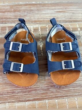 Free with purchase Carters Baby Sandals 6-9m Navy